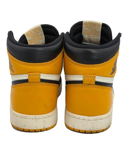 NIKE（ナイキ）NIKE (ナイキ) ハイカットスニーカー//エア ジョーダン ワン レトロ ハイ オージー ブラック×イエロー サイズ:SIZE 25cmの古着・服飾アイテム