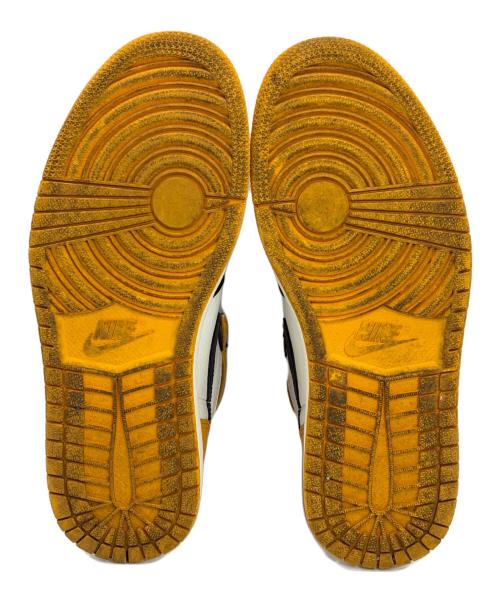 NIKE（ナイキ）NIKE (ナイキ) ハイカットスニーカー//エア ジョーダン ワン レトロ ハイ オージー ブラック×イエロー サイズ:SIZE 25cmの古着・服飾アイテム