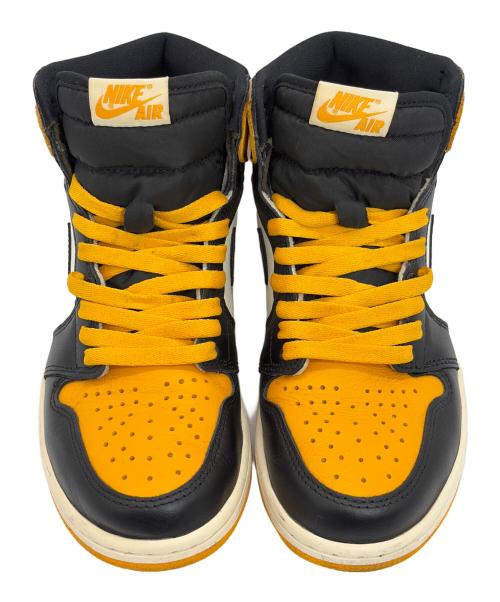 NIKE（ナイキ）NIKE (ナイキ) ハイカットスニーカー//エア ジョーダン ワン レトロ ハイ オージー ブラック×イエロー サイズ:SIZE 25cmの古着・服飾アイテム