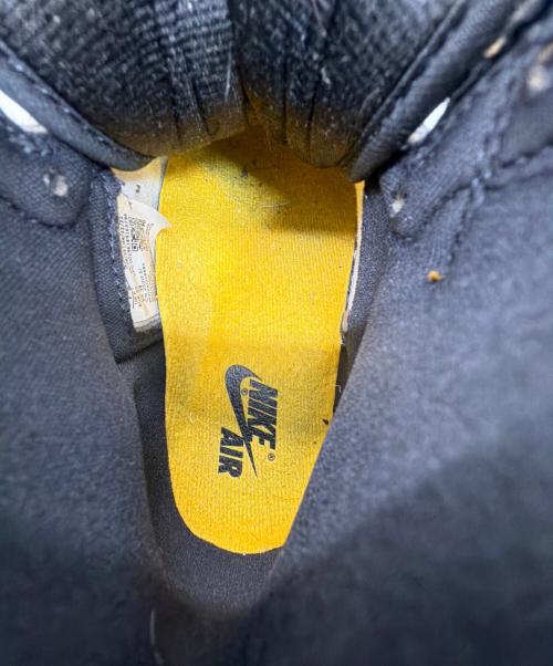 NIKE（ナイキ）NIKE (ナイキ) ハイカットスニーカー//エア ジョーダン ワン レトロ ハイ オージー ブラック×イエロー サイズ:SIZE 25cmの古着・服飾アイテム
