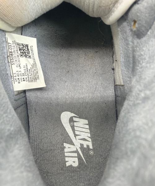 NIKE（ナイキ）NIKE (ナイキ) ハイカットスニーカー/Air Jordan 1 High OG/エアー・ジョーダン・ワン・ハイ・オージー グレー×ホワイト サイズ:SIZE 25.5cmの古着・服飾アイテム