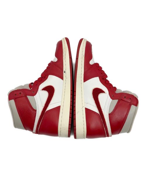 NIKE（ナイキ）NIKE (ナイキ) ハイカットスニーカー/Women's Air Jordan 1 High OG/ウィメンズ・エアー・ジョーダン・ワン・ハイ・オージー レッド×ホワイト サイズ:SIZE 25.5cmの古着・服飾アイテム