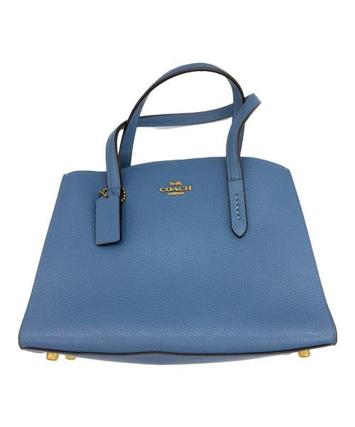 COACH（コーチ）COACH (コーチ) 2WAYバッグ/チャーリー キャリーオール ブルーの古着・服飾アイテム