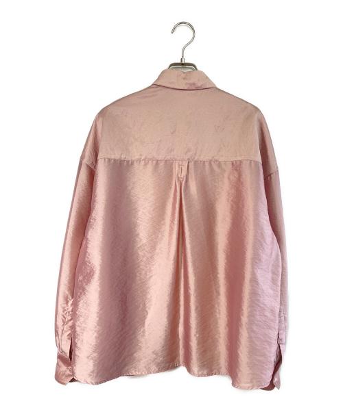 Snidel（スナイデル）Snidel (スナイデル) シアーオーバーシャツ ピンク サイズ:Fの古着・服飾アイテム