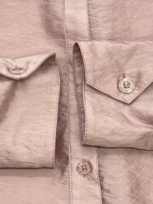 Snidel（スナイデル）Snidel (スナイデル) シアーオーバーシャツ ピンク サイズ:Fの古着・服飾アイテム