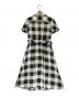 GRACE CONTINENTAL (（グレースコンチネンタル) 半袖ワンピース ホワイト×ブラック サイズ:SIZE 38（M）：11000円