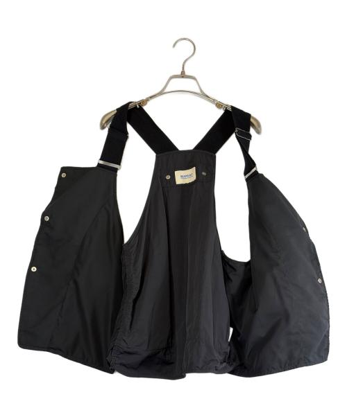 BEAMS BOY（ビームスボーイ）BEAMS BOY (ビームスボーイ) ナイロンハンティングベスト ブラック サイズ:不明の古着・服飾アイテム
