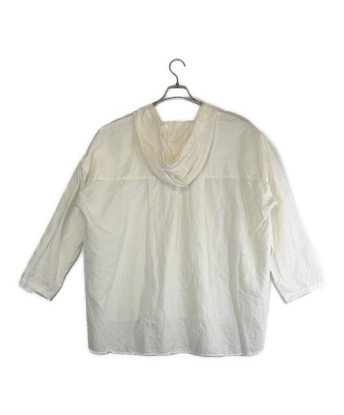 KAGURE（カグレ）KAGURE (カグレ) コットンリネンパーカー ホワイト サイズ:SIZE Freeの古着・服飾アイテム