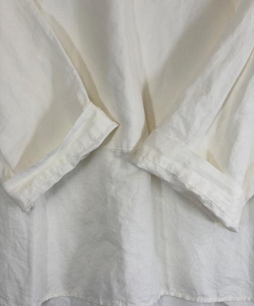 KAGURE（カグレ）KAGURE (カグレ) コットンリネンパーカー ホワイト サイズ:SIZE Freeの古着・服飾アイテム