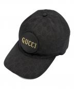 GUCCIグッチ）の古着「GGキャンバスキャップ」｜ブラック