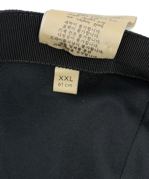 GUCCI（グッチ）GUCCI (グッチ) GGキャンバスキャップ ブラックの古着・服飾アイテム