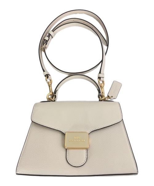 COACH（コーチ）COACH (コーチ) ハンドバッグ ホワイトの古着・服飾アイテム