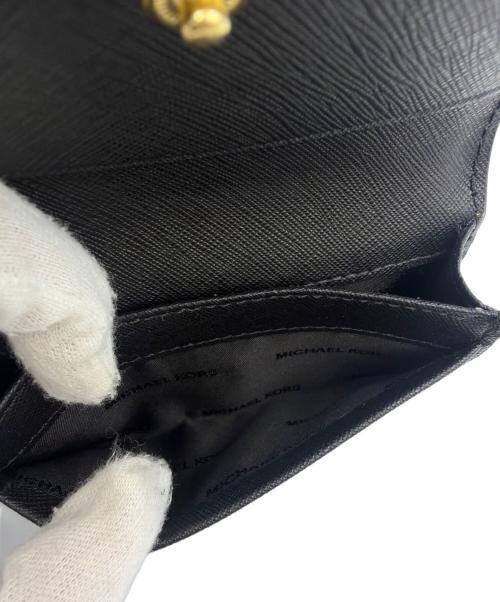 MICHAEL KORS（マイケルコース）MICHAEL KORS (マイケルコース) カード入れ ブラックの古着・服飾アイテム