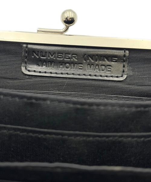NUMBER (N)INE（ナンバーナイン）NUMBER (N)INE (ナンバーナイン) JAM HOME MADE (ジャムホームメイド) がま口財布 ブラックの古着・服飾アイテム