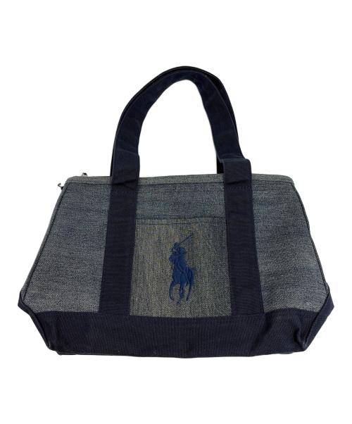 POLO RALPH LAUREN（ポロ・ラルフローレン）POLO RALPH LAUREN (ポロ・ラルフローレン) トートバッグ インディゴの古着・服飾アイテム