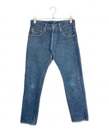 ONI DENIM（オニデニム）の古着「リラックステーパードジーンズ」｜インディゴ