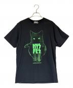 Hysteric Glamourヒステリックグラマー）の古着「プリントTシャツ」｜ブラック
