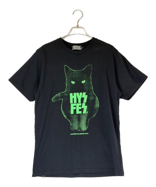 Hysteric Glamour（ヒステリックグラマー）Hysteric Glamour (ヒステリックグラマー) プリントTシャツ ブラック サイズ:SIZE Mの古着・服飾アイテム