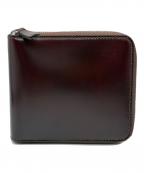 arts&craftsアーツアンドクラフツ）の古着「ROUND ZIP BILLFOLD WALLET」｜ブラウン