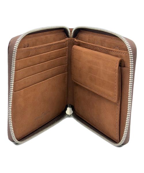 arts&crafts（アーツアンドクラフツ）ARTS&CRAFTS (アーツアンドクラフツ) ROUND ZIP BILLFOLD WALLET ブラウンの古着・服飾アイテム