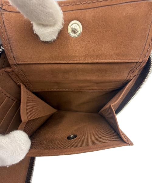 arts&crafts（アーツアンドクラフツ）ARTS&CRAFTS (アーツアンドクラフツ) ROUND ZIP BILLFOLD WALLET ブラウンの古着・服飾アイテム