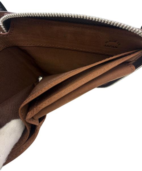 arts&crafts（アーツアンドクラフツ）ARTS&CRAFTS (アーツアンドクラフツ) ROUND ZIP BILLFOLD WALLET ブラウンの古着・服飾アイテム