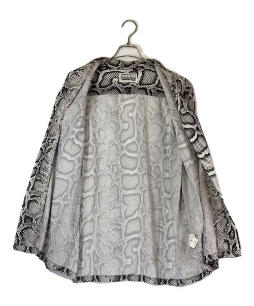 WACKO MARIA（ワコマリア）WACKO MARIA (ワコマリア) PYTHON HAWAIIAN SHIRT/ ホワイト×ブラック サイズ:SIZE Lの古着・服飾アイテム