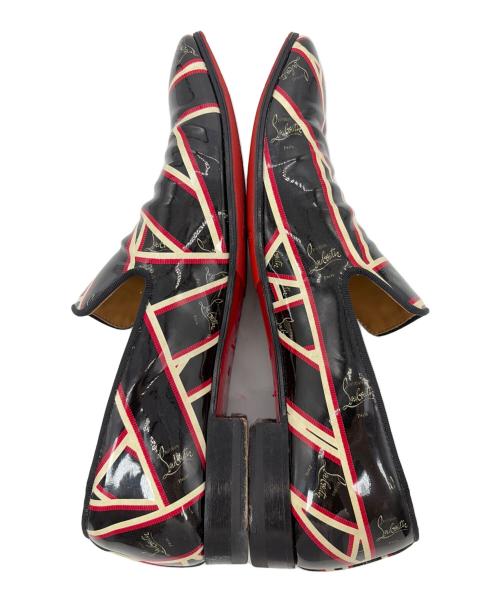 Christian Louboutin（クリスチャン・ルブタン）Christian Louboutin (クリスチャン・ルブタン) エナメルローファー ブラック サイズ:SIZE 40(25cm）の古着・服飾アイテム