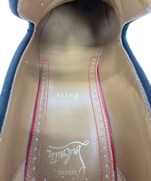 Christian Louboutin（クリスチャン・ルブタン）Christian Louboutin (クリスチャン・ルブタン) エナメルローファー ブラック サイズ:SIZE 40(25cm）の古着・服飾アイテム