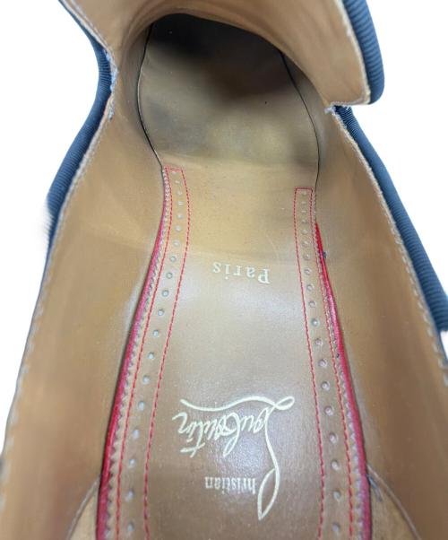 Christian Louboutin（クリスチャン・ルブタン）Christian Louboutin (クリスチャン・ルブタン) エナメルローファー ブラック サイズ:SIZE 40(25cm）の古着・服飾アイテム