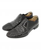 Christian Louboutinクリスチャン・ルブタン）の古着「シューズ/DAVID THE GREAT FLAT PATENT/デヴィッド・ザ・グレート・フラット・パテント」｜ブラック