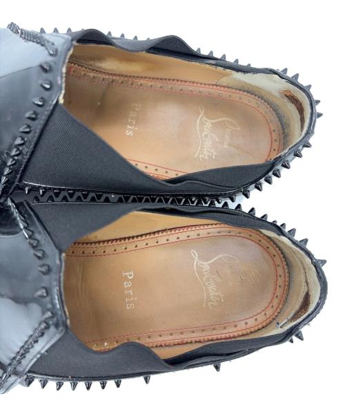 Christian Louboutin（クリスチャン・ルブタン）Christian Louboutin (クリスチャン・ルブタン) シューズ/DAVID THE GREAT FLAT PATENT/デヴィッド・ザ・グレート・フラット・パテント ブラック サイズ:SIZE 40.5（25.5cm）の古着・服飾アイテム