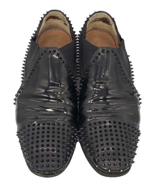 Christian Louboutin（クリスチャン・ルブタン）Christian Louboutin (クリスチャン・ルブタン) シューズ/DAVID THE GREAT FLAT PATENT/デヴィッド・ザ・グレート・フラット・パテント ブラック サイズ:SIZE 40.5（25.5cm）の古着・服飾アイテム
