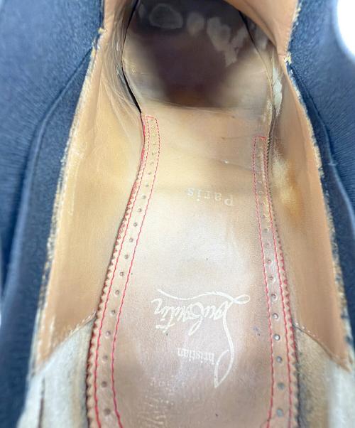 Christian Louboutin（クリスチャン・ルブタン）Christian Louboutin (クリスチャン・ルブタン) シューズ/DAVID THE GREAT FLAT PATENT/デヴィッド・ザ・グレート・フラット・パテント ブラック サイズ:SIZE 40.5（25.5cm）の古着・服飾アイテム