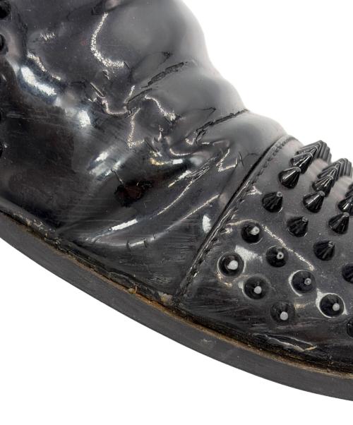 Christian Louboutin（クリスチャン・ルブタン）Christian Louboutin (クリスチャン・ルブタン) シューズ/DAVID THE GREAT FLAT PATENT/デヴィッド・ザ・グレート・フラット・パテント ブラック サイズ:SIZE 40.5（25.5cm）の古着・服飾アイテム