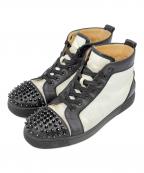 Christian Louboutinクリスチャン・ルブタン）の古着「ハイカットスニーカー/ルイ・スパイク」｜ホワイト