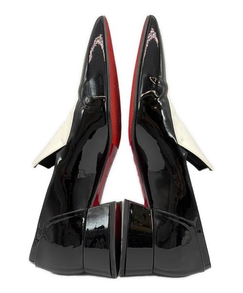 Christian Louboutin（クリスチャン・ルブタン）Christian Louboutin (クリスチャン・ルブタン) ローファー/Aiglon/エグロン ホワイト×ブラック サイズ:SIZE 41（26cm）の古着・服飾アイテム