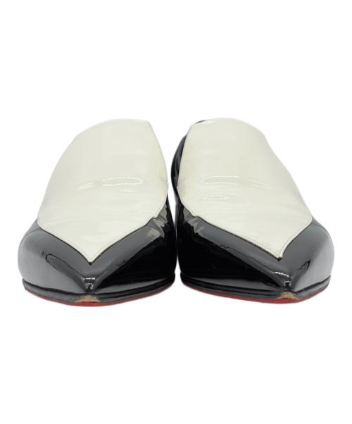 Christian Louboutin（クリスチャン・ルブタン）Christian Louboutin (クリスチャン・ルブタン) ローファー/Aiglon/エグロン ホワイト×ブラック サイズ:SIZE 41（26cm）の古着・服飾アイテム