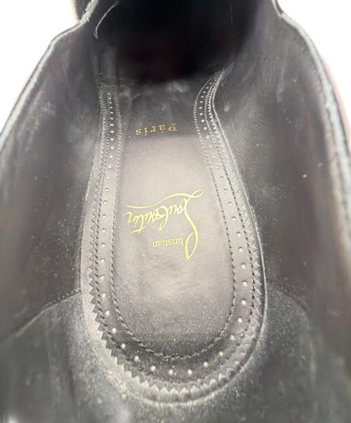 Christian Louboutin（クリスチャン・ルブタン）Christian Louboutin (クリスチャン・ルブタン) ローファー/Aiglon/エグロン ホワイト×ブラック サイズ:SIZE 41（26cm）の古着・服飾アイテム