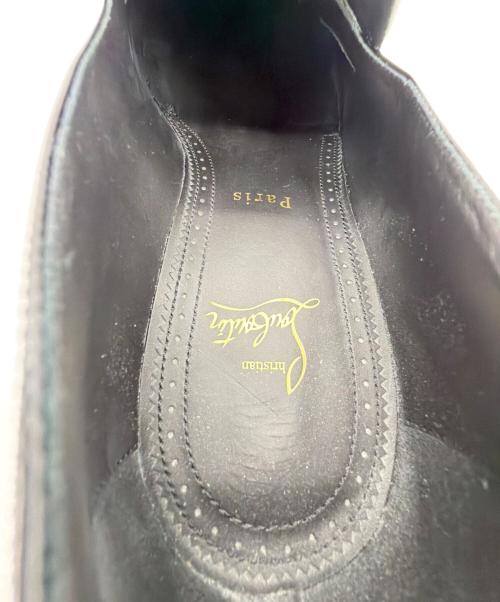 Christian Louboutin（クリスチャン・ルブタン）Christian Louboutin (クリスチャン・ルブタン) ローファー/Aiglon/エグロン ホワイト×ブラック サイズ:SIZE 41（26cm）の古着・服飾アイテム