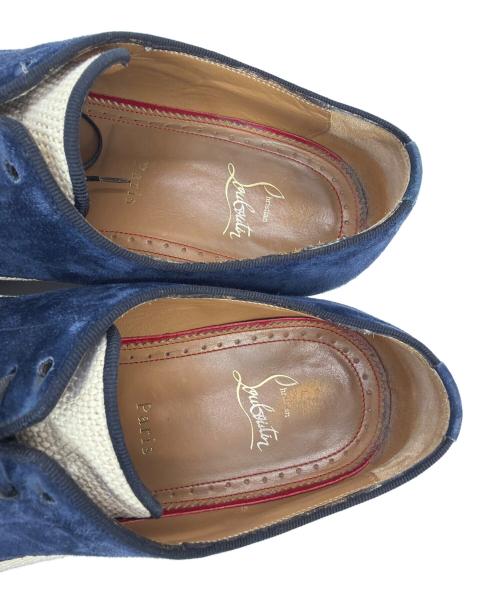 Christian Louboutin（クリスチャン・ルブタン）Christian Louboutin (クリスチャン・ルブタン) シューズ ブラック×アイボリー×ネイビー サイズ:40.5（25.5cm）の古着・服飾アイテム