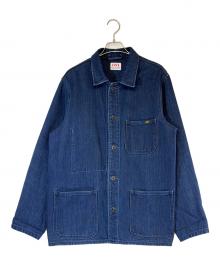 ONI DENIM（オニデニム）の古着「Coveralls 3 x 3 Indigo Twill/「カバーオールズ・スリー・バイ・スリー・インディゴ・ツイル」｜インディゴ