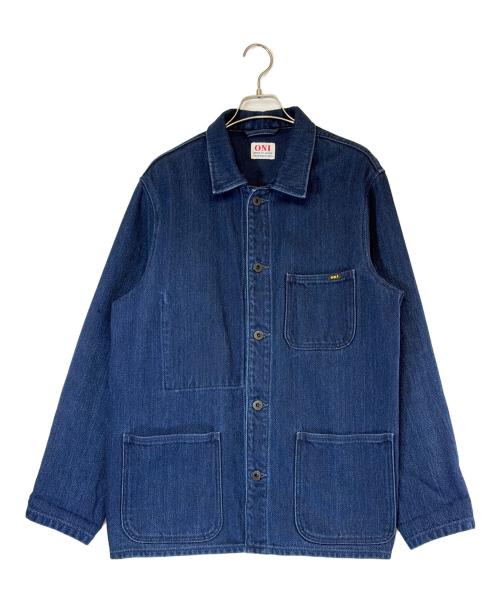 ONI DENIM（オニデニム）ONI DENIM (オニデニム) Coveralls 3 x 3 Indigo Twill/「カバーオールズ・スリー・バイ・スリー・インディゴ・ツイル インディゴ サイズ:SIZE 40（M)の古着・服飾アイテム