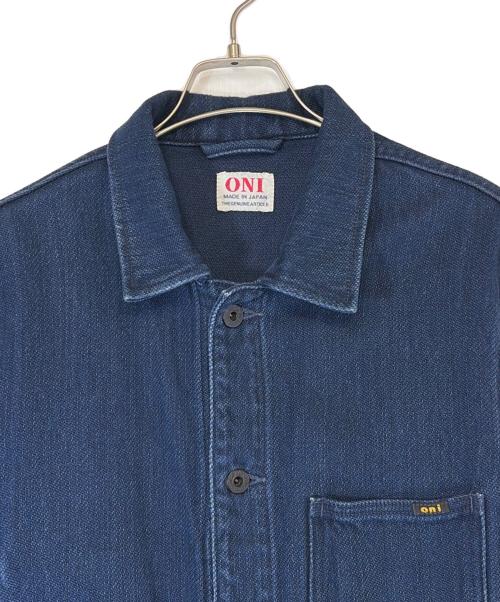 ONI DENIM（オニデニム）ONI DENIM (オニデニム) Coveralls 3 x 3 Indigo Twill/「カバーオールズ・スリー・バイ・スリー・インディゴ・ツイル インディゴ サイズ:SIZE 40（M)の古着・服飾アイテム
