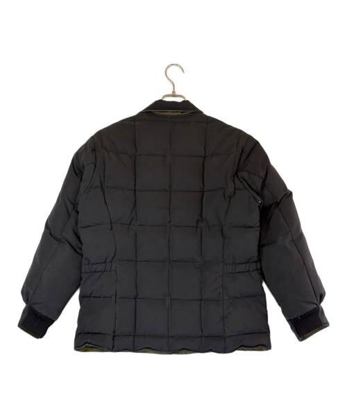Alaska SlEEPING BAG（アラスカスリーピングバッグ）ALASKA SLEEPING BAG (アラスカスリーピングバッグ) ダウンジャケット ブラック×オリーブ サイズ:SIZE Sの古着・服飾アイテム