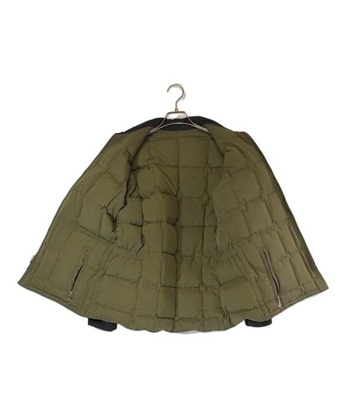 Alaska SlEEPING BAG（アラスカスリーピングバッグ）ALASKA SLEEPING BAG (アラスカスリーピングバッグ) ダウンジャケット ブラック×オリーブ サイズ:SIZE Sの古着・服飾アイテム