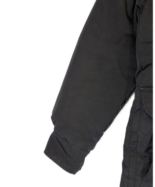 Alaska SlEEPING BAG（アラスカスリーピングバッグ）ALASKA SLEEPING BAG (アラスカスリーピングバッグ) ダウンジャケット ブラック×オリーブ サイズ:SIZE Sの古着・服飾アイテム
