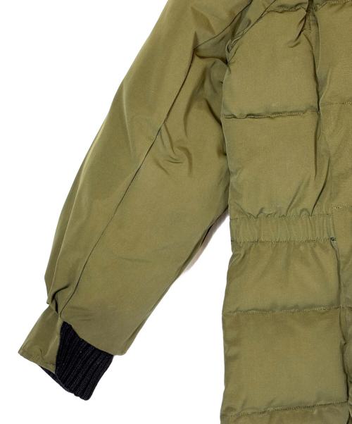 Alaska SlEEPING BAG（アラスカスリーピングバッグ）ALASKA SLEEPING BAG (アラスカスリーピングバッグ) ダウンジャケット ブラック×オリーブ サイズ:SIZE Sの古着・服飾アイテム