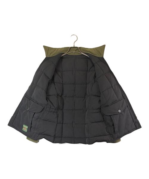 Alaska SlEEPING BAG（アラスカスリーピングバッグ）ALASKA SLEEPING BAG (アラスカスリーピングバッグ) ダウンジャケット ブラック×オリーブ サイズ:SIZE Sの古着・服飾アイテム