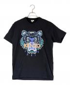 KENZOケンゾー）の古着「タイガー刺繍Tシャツ」｜ブラック
